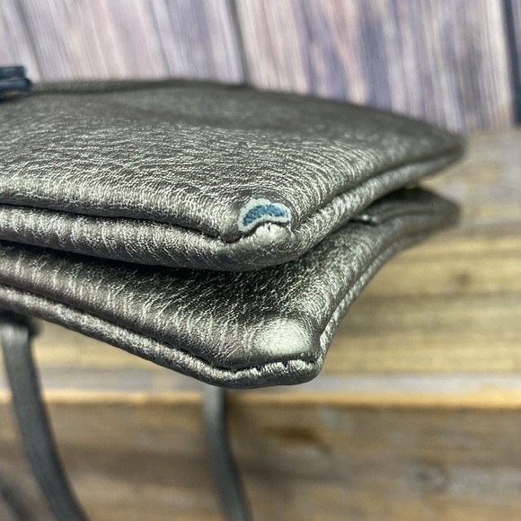 Joy Susan Metallic / Pewter Crossbody Bag - Picture 11 of 16